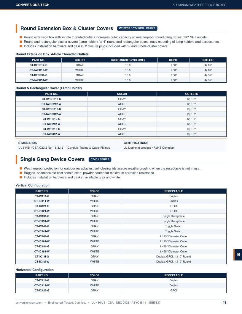 Conversions Tech Hardware Catalog Weekly Ad January 1 - December 31, 2026