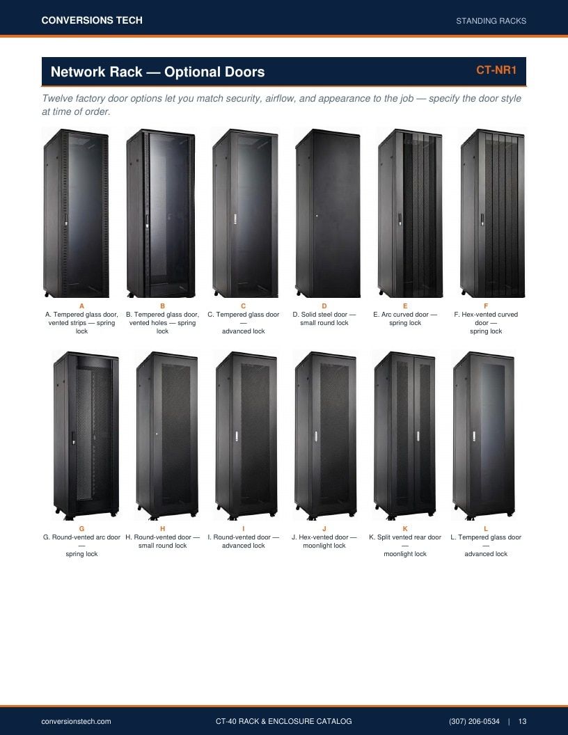 Conversions Tech Rack and Enclosure Catalog Weekly Ad January 1 - December 31, 2026