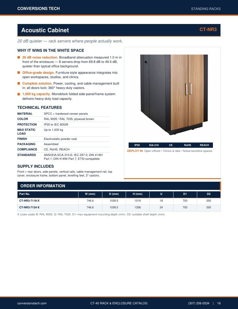 Conversions Tech Rack and Enclosure Catalog Weekly Ad January 1 - December 31, 2026