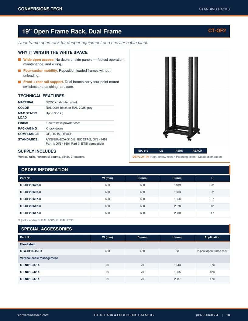 Conversions Tech Rack and Enclosure Catalog Weekly Ad January 1 - December 31, 2026