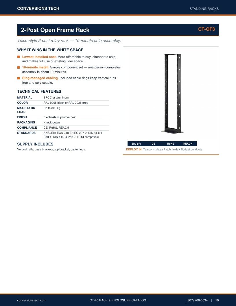 Conversions Tech Rack and Enclosure Catalog Weekly Ad January 1 - December 31, 2026