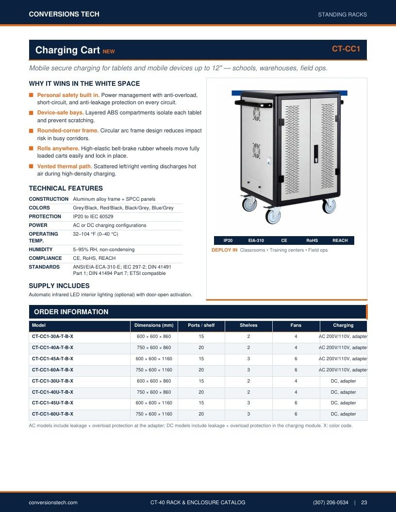 Conversions Tech Rack and Enclosure Catalog Weekly Ad January 1 - December 31, 2026