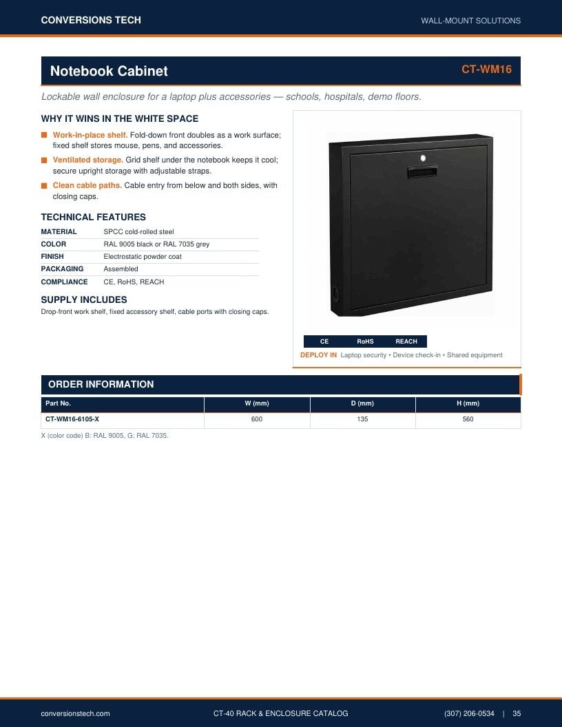 Conversions Tech Rack and Enclosure Catalog Weekly Ad January 1 - December 31, 2026