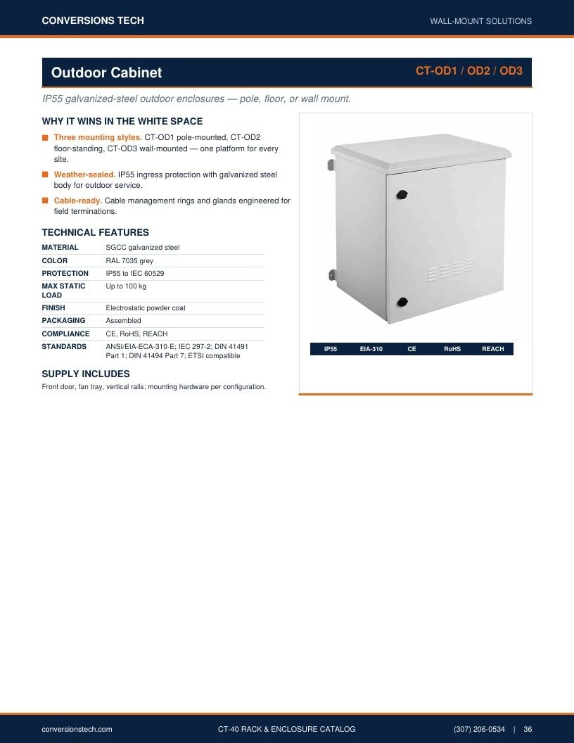 Conversions Tech Rack and Enclosure Catalog Weekly Ad January 1 - December 31, 2026