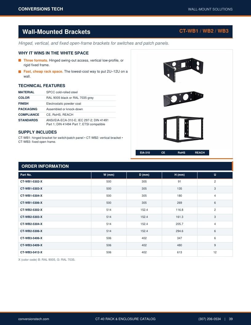 Conversions Tech Rack and Enclosure Catalog Weekly Ad January 1 - December 31, 2026