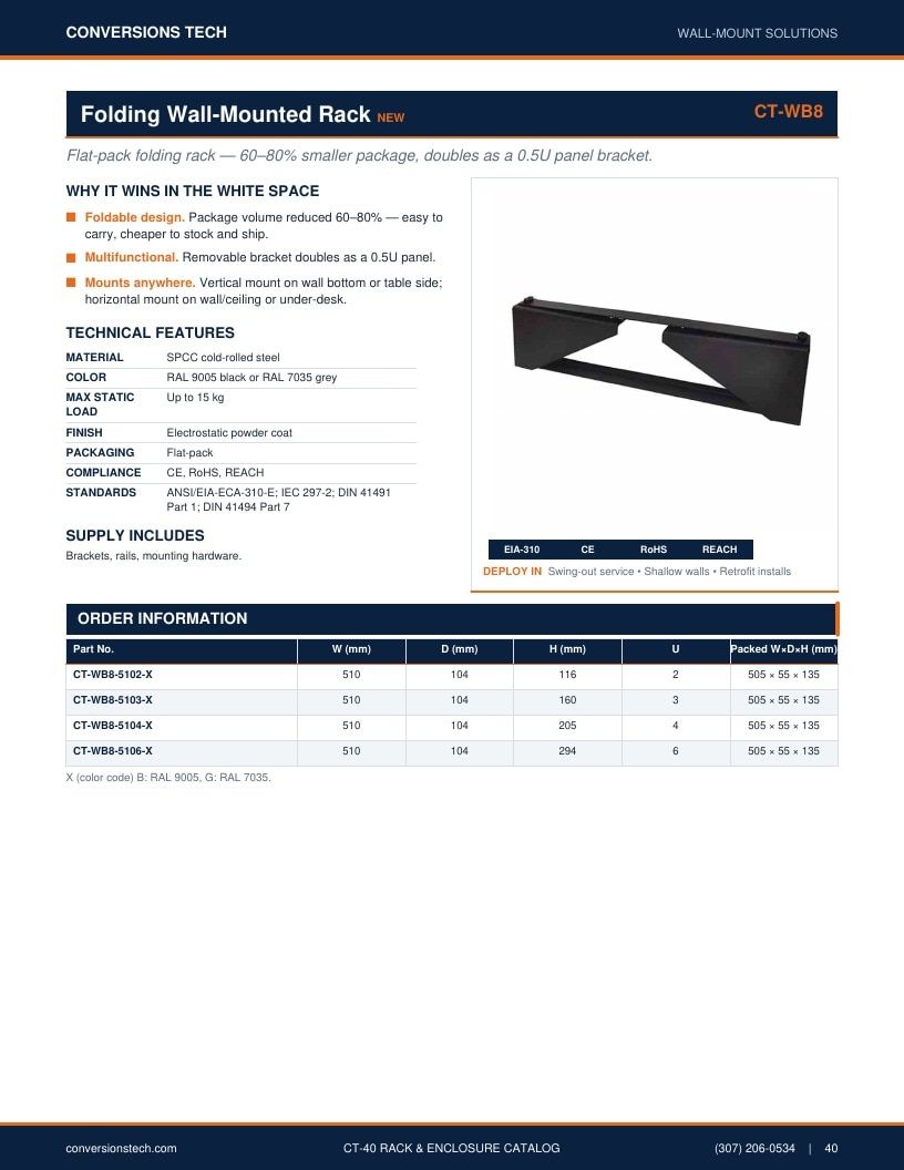 Conversions Tech Rack and Enclosure Catalog Weekly Ad January 1 - December 31, 2026