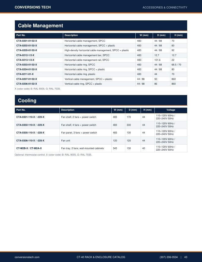 Conversions Tech Rack and Enclosure Catalog Weekly Ad January 1 - December 31, 2026