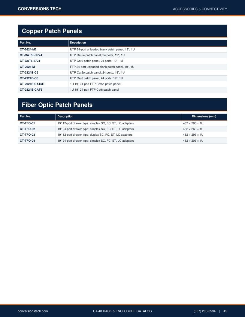 Conversions Tech Rack and Enclosure Catalog Weekly Ad January 1 - December 31, 2026