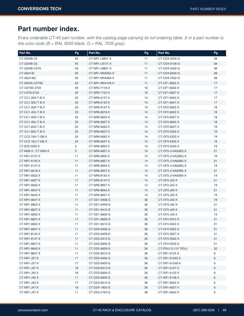 Conversions Tech Rack and Enclosure Catalog Weekly Ad January 1 - December 31, 2026