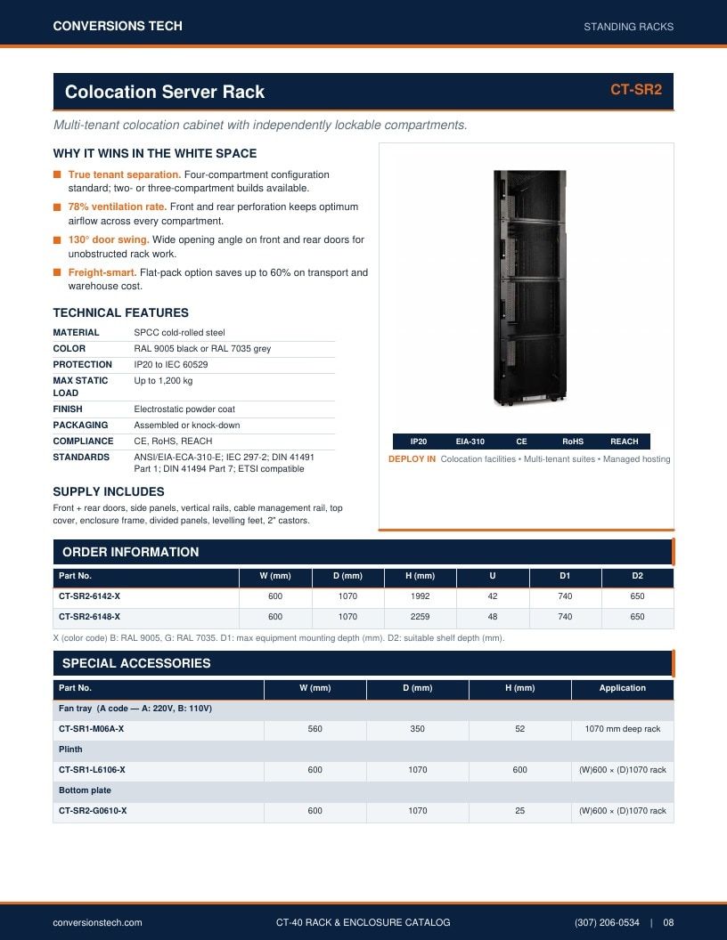 Conversions Tech Rack and Enclosure Catalog Weekly Ad January 1 - December 31, 2026