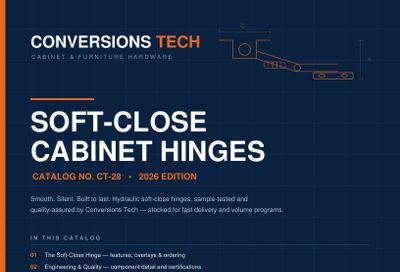 Conversions Tech Soft-Close Hinges Catalog Weekly Ad January 1 - December 31, 2026