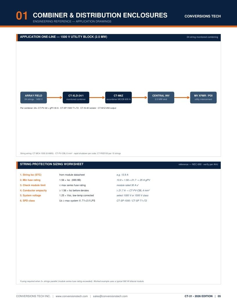 Conversions Tech Solar and PV Distribution Catalog Weekly Ad January 1 - December 31, 2026