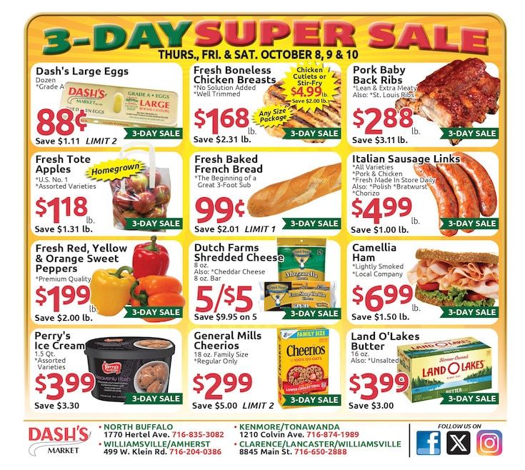 Dash's Market Weekly Ad October 4 - 10, 2026