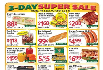 Dash's Market Weekly Ad October 4 - 10, 2026