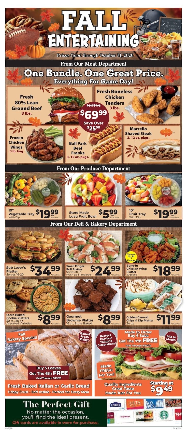Grand Union (Rutland, VT) Weekly Ad October 4 - 10, 2026