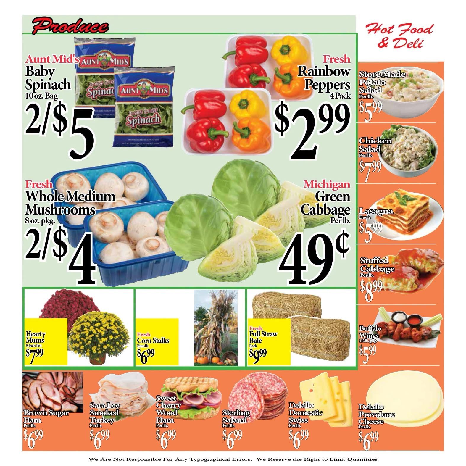 Farmers Market (37865 South Gratiot Avenue, Clinton Township, MI) Weekly Ad October 5 - 18, 2026