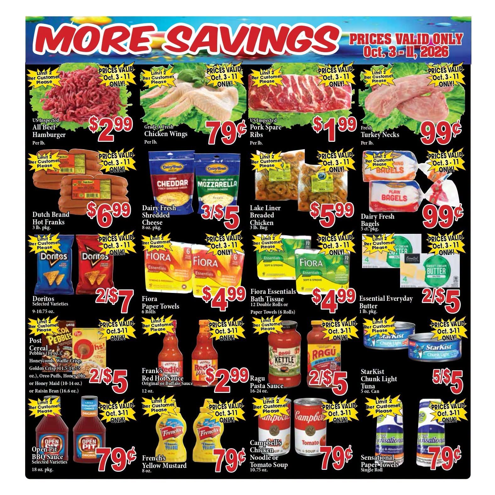 Farmers Market (37865 South Gratiot Avenue, Clinton Township, MI) Weekly Ad October 5 - 18, 2026