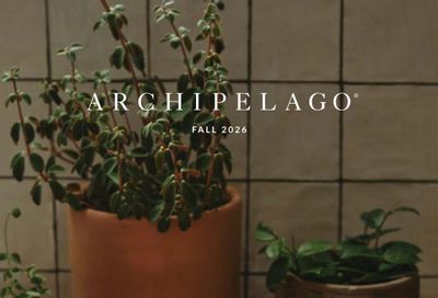 Archipelago Fall Home Fragrance Catalog Weekly Ad January 1 - December 31, 2026
