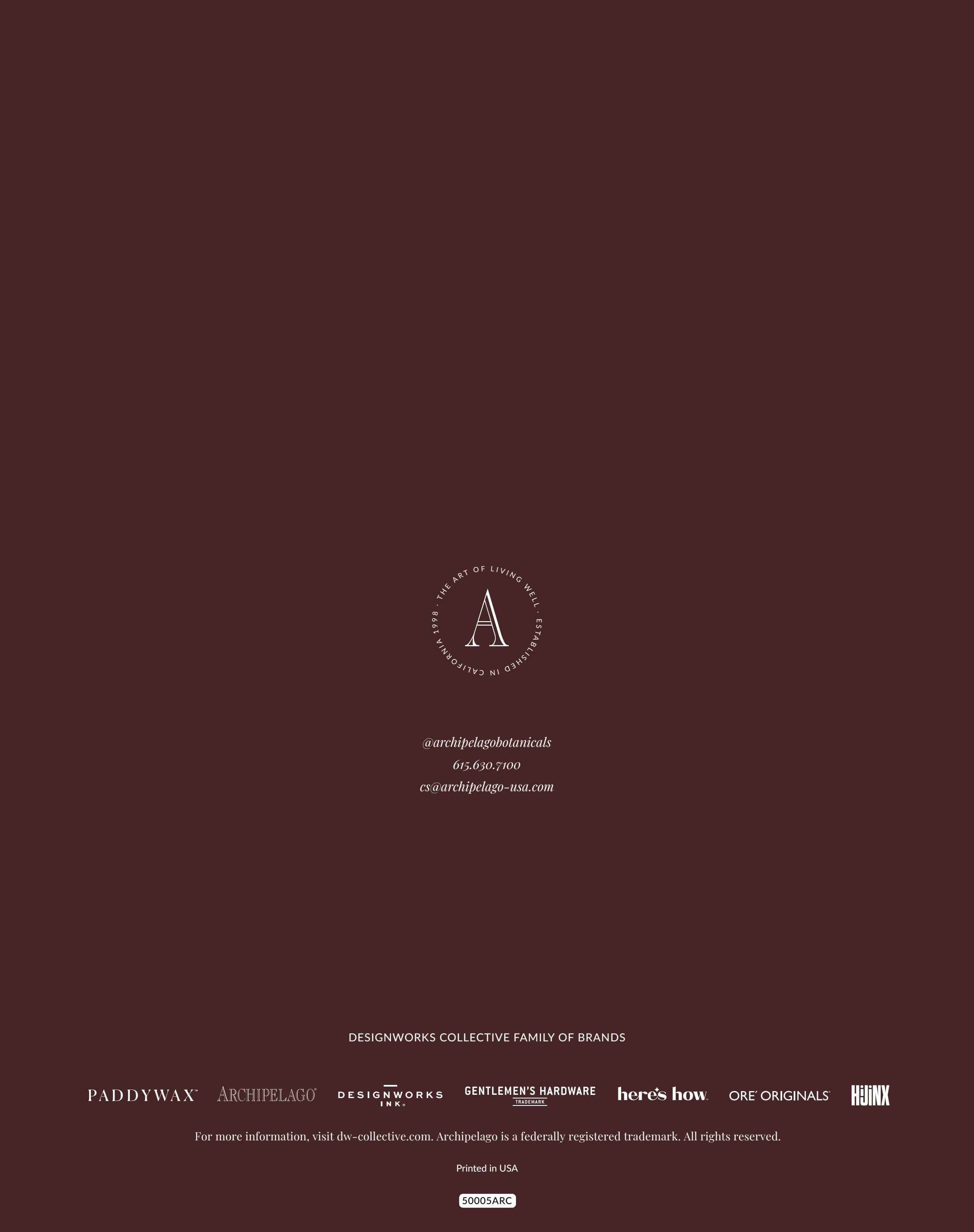 Archipelago Fall Home Fragrance Catalog Weekly Ad January 1 - December 31, 2026