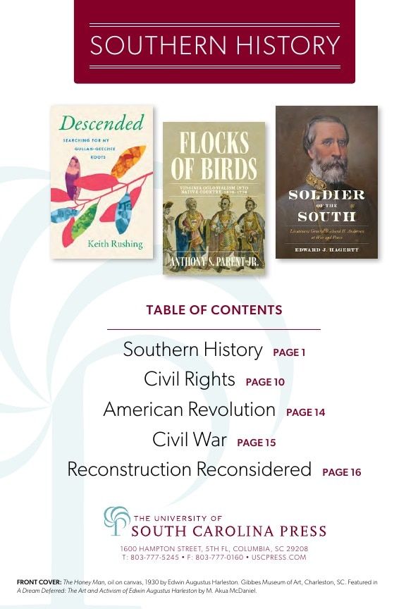 University of South Carolina Press Southern History Catalog Weekly Ad January 1 - December 31, 2026