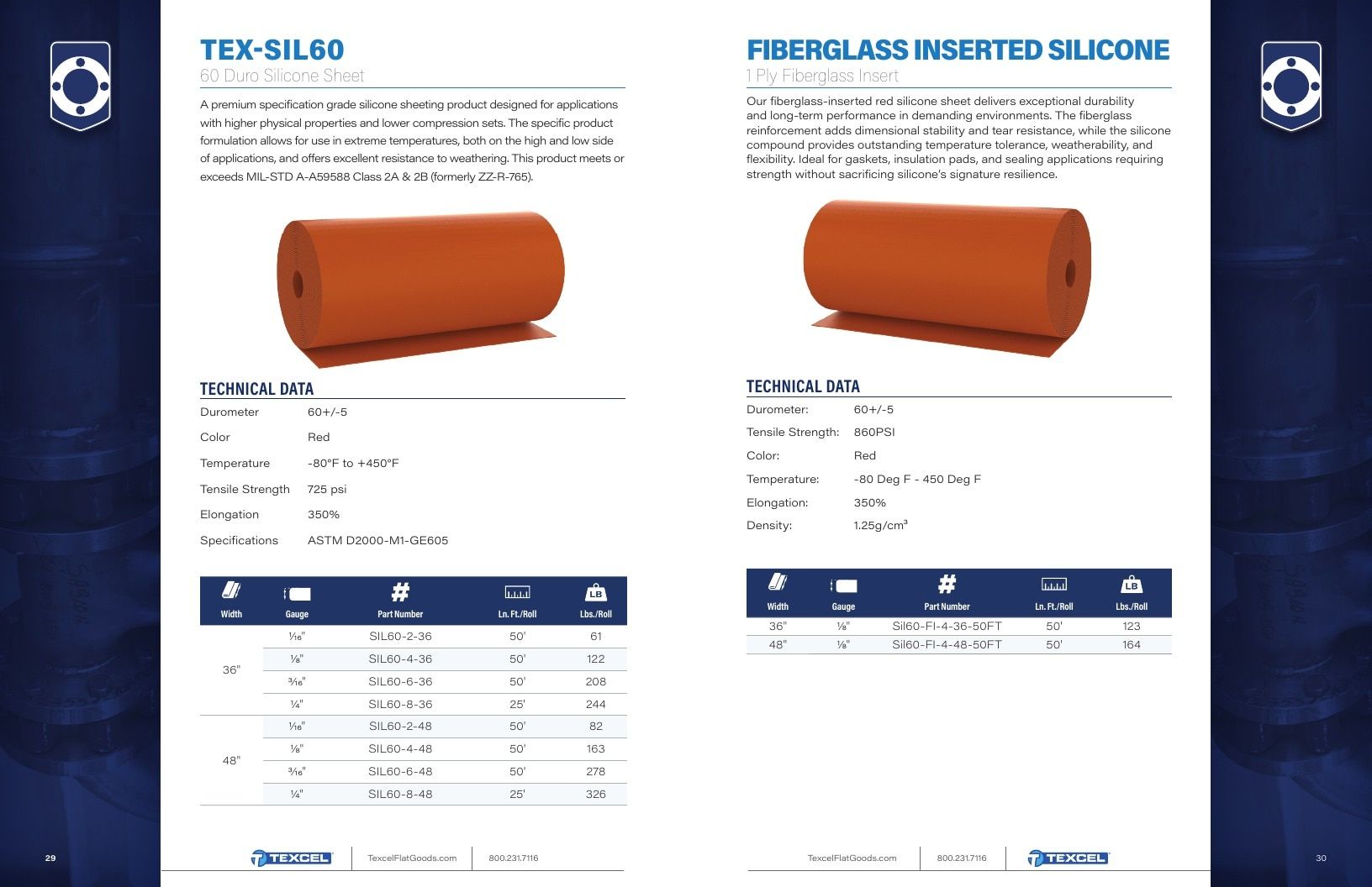 Texcel Rubber Flat Goods Catalog Weekly Ad January 1 - December 31, 2026