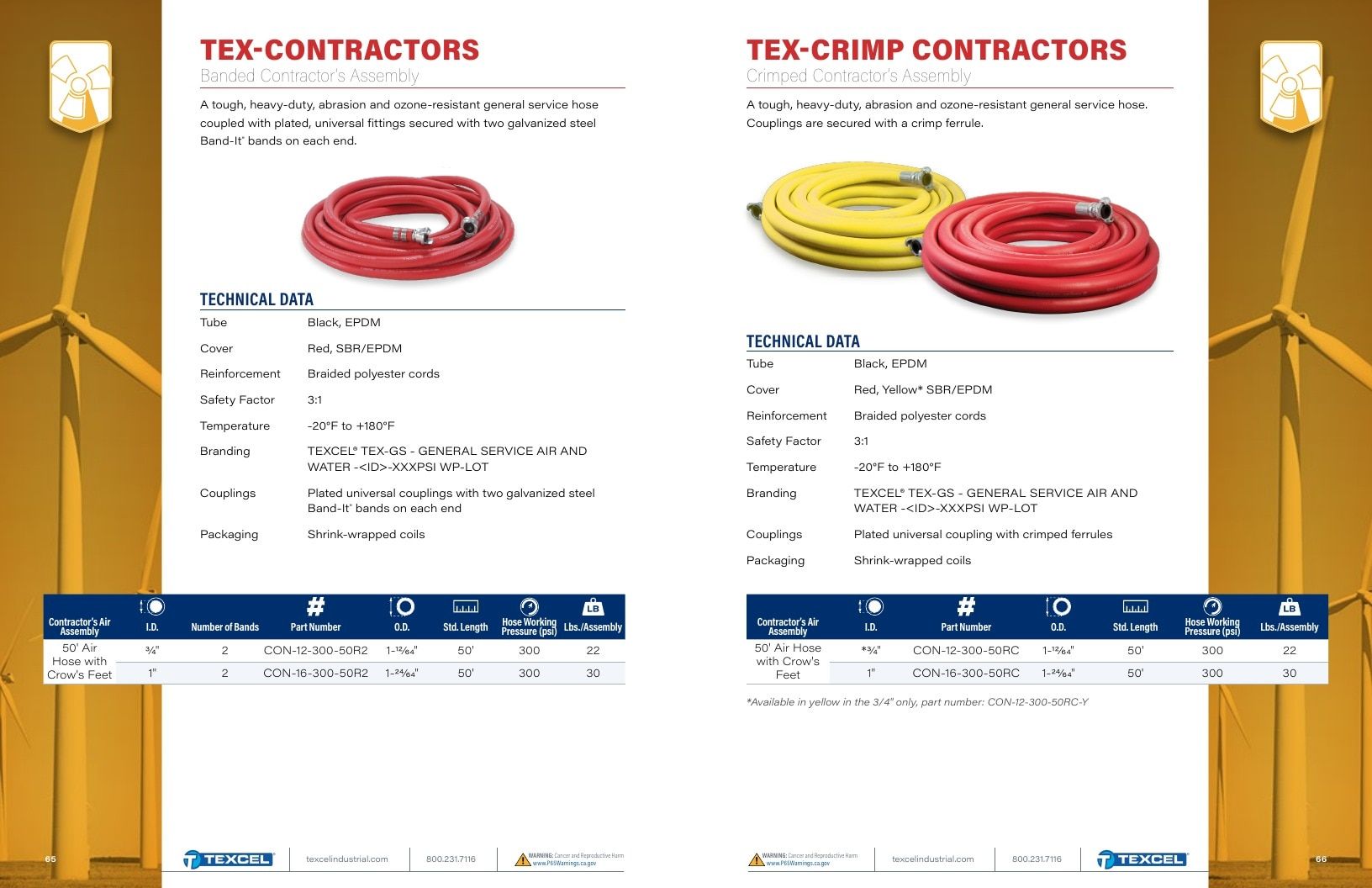 Texcel Rubber Industrial Hose Catalog Weekly Ad January 1 - December 31, 2026