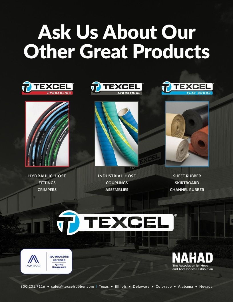 Texcel Rubber Industrial Hose Catalog Weekly Ad January 1 - December 31, 2026