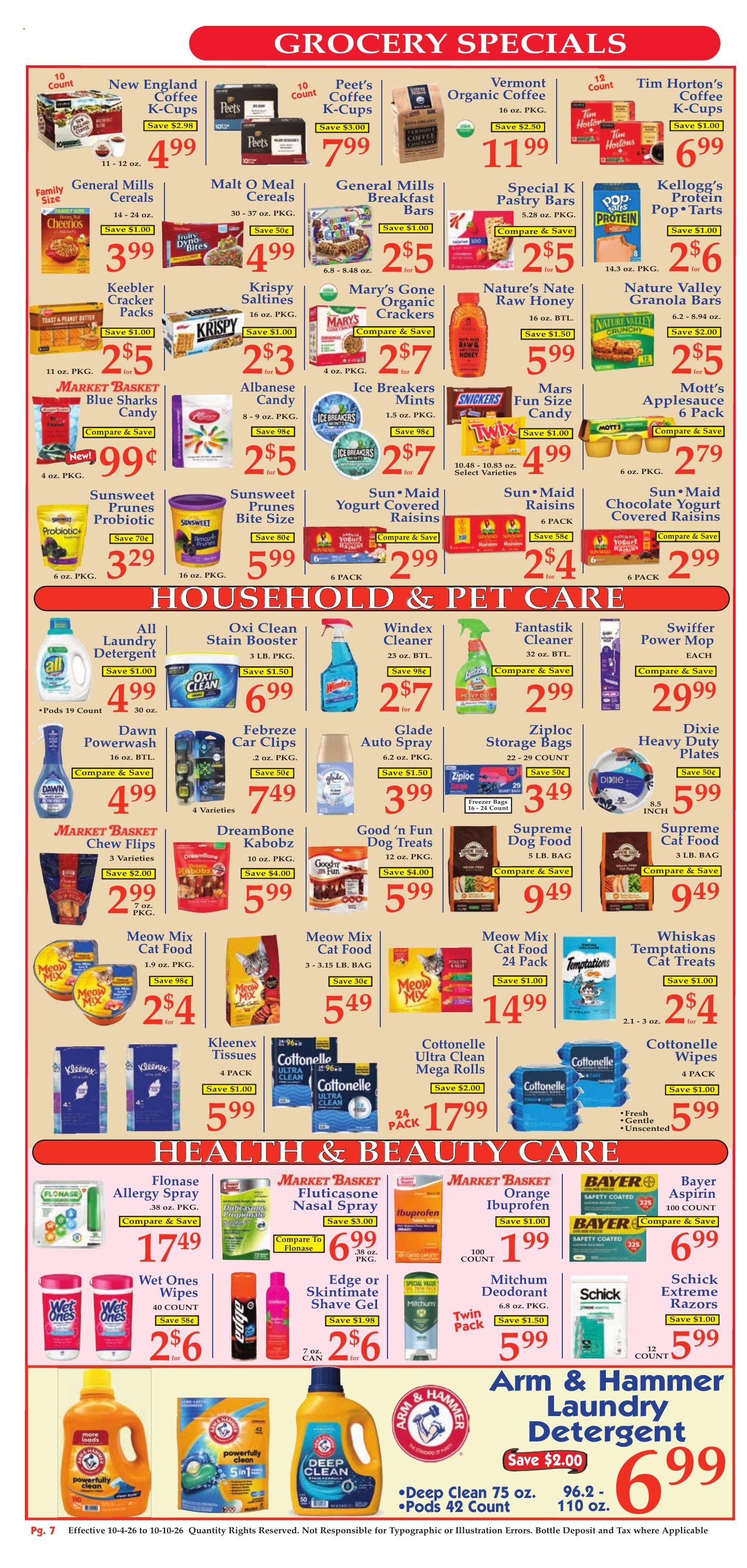 Market Basket (Iowa and other locations, LA) Weekly Ad October 4 - 10, 2026