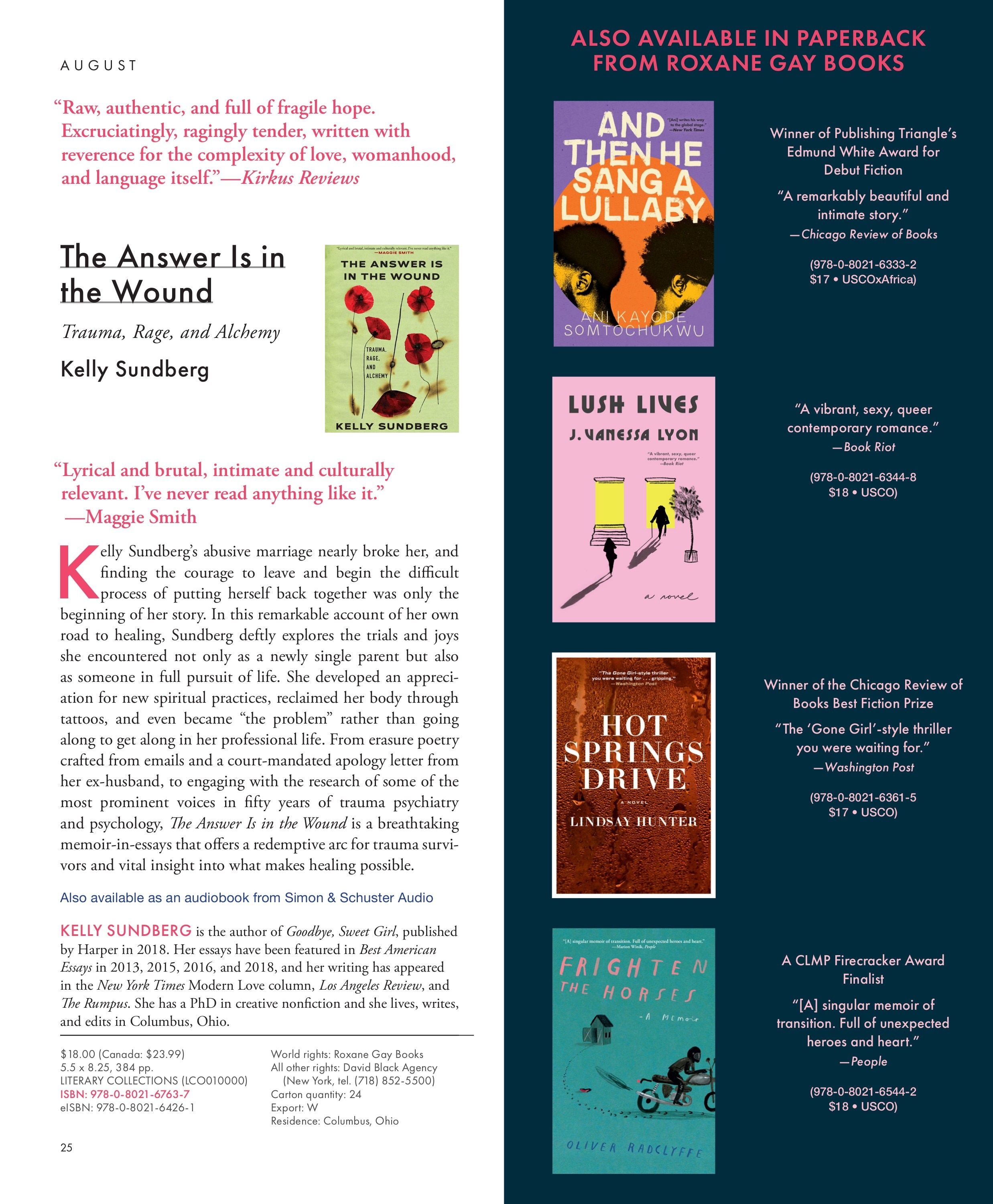 Grove Atlantic Spring Book Catalog Weekly Ad January 1 - December 31, 2026