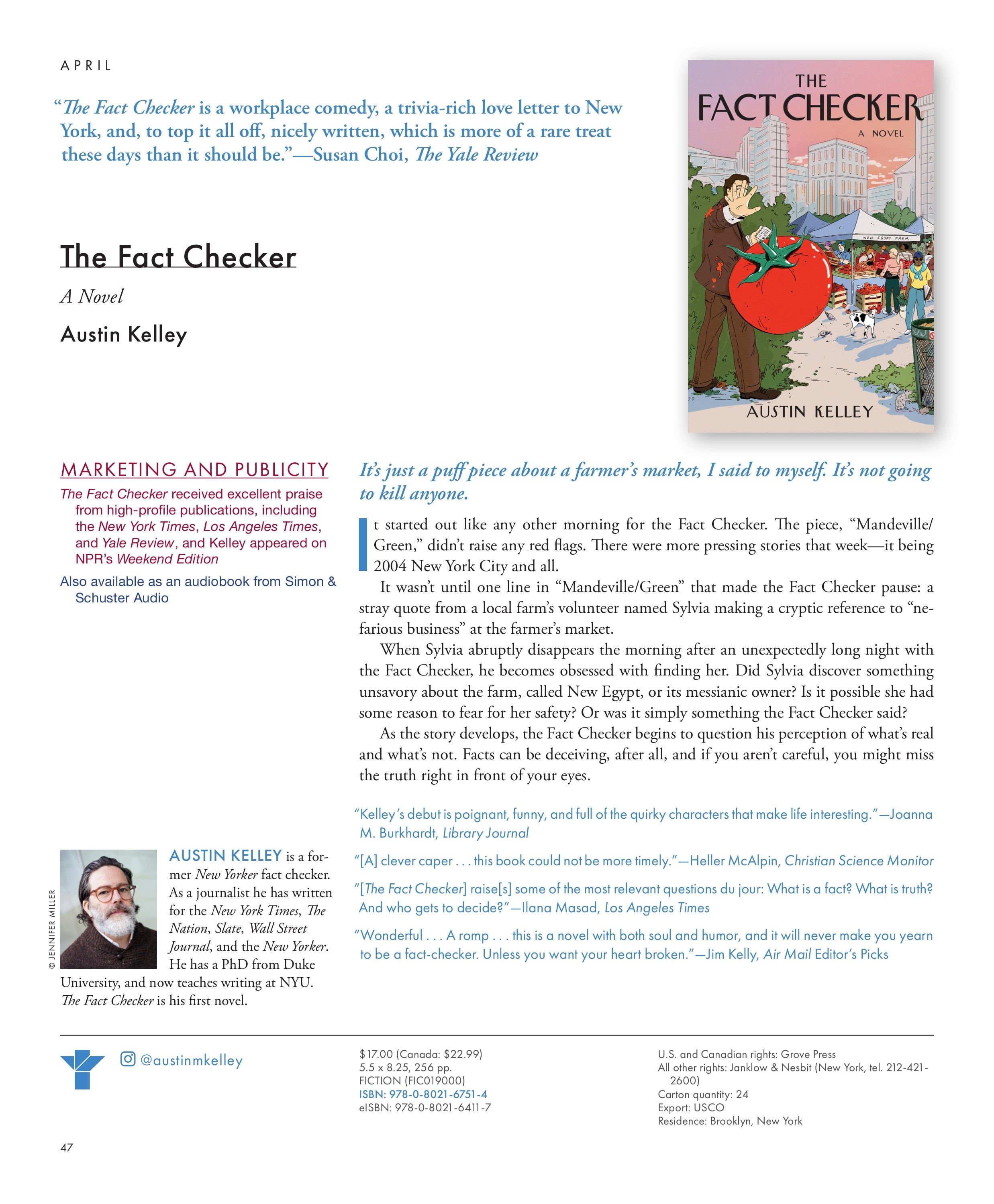 Grove Atlantic Spring Book Catalog Weekly Ad January 1 - December 31, 2026