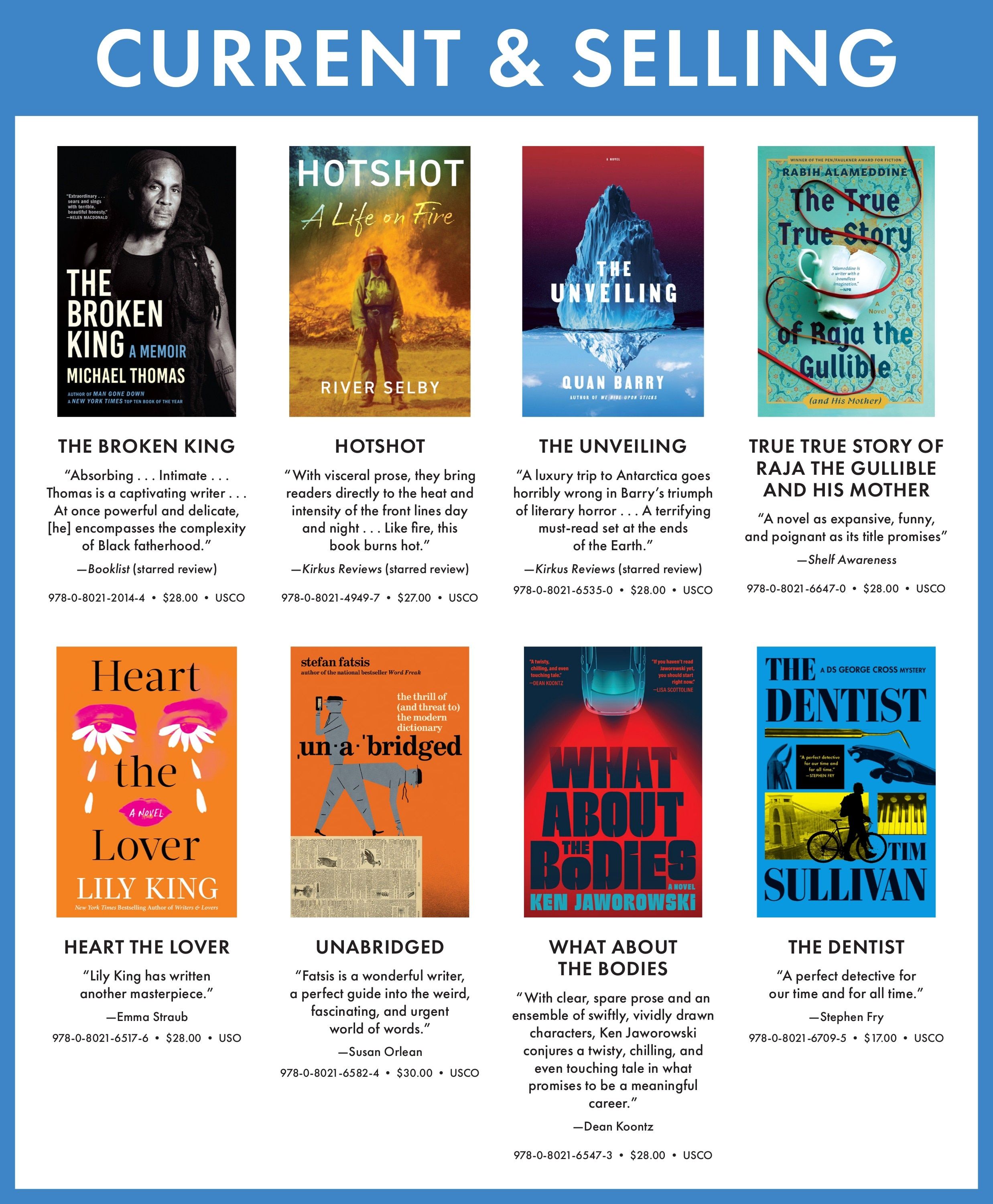 Grove Atlantic Winter Book Catalog Weekly Ad January 1 - December 31, 2026