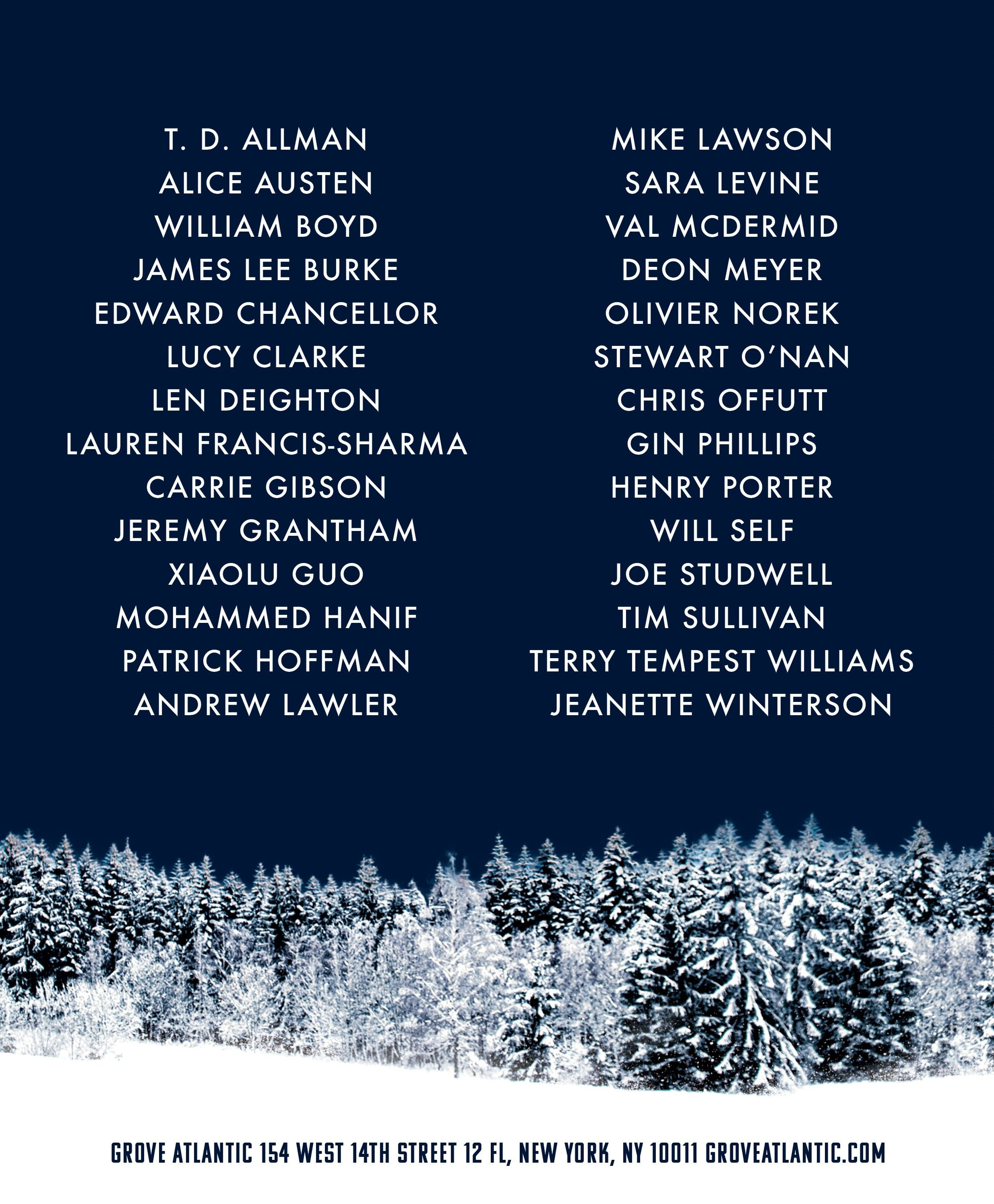 Grove Atlantic Winter Book Catalog Weekly Ad January 1 - December 31, 2026