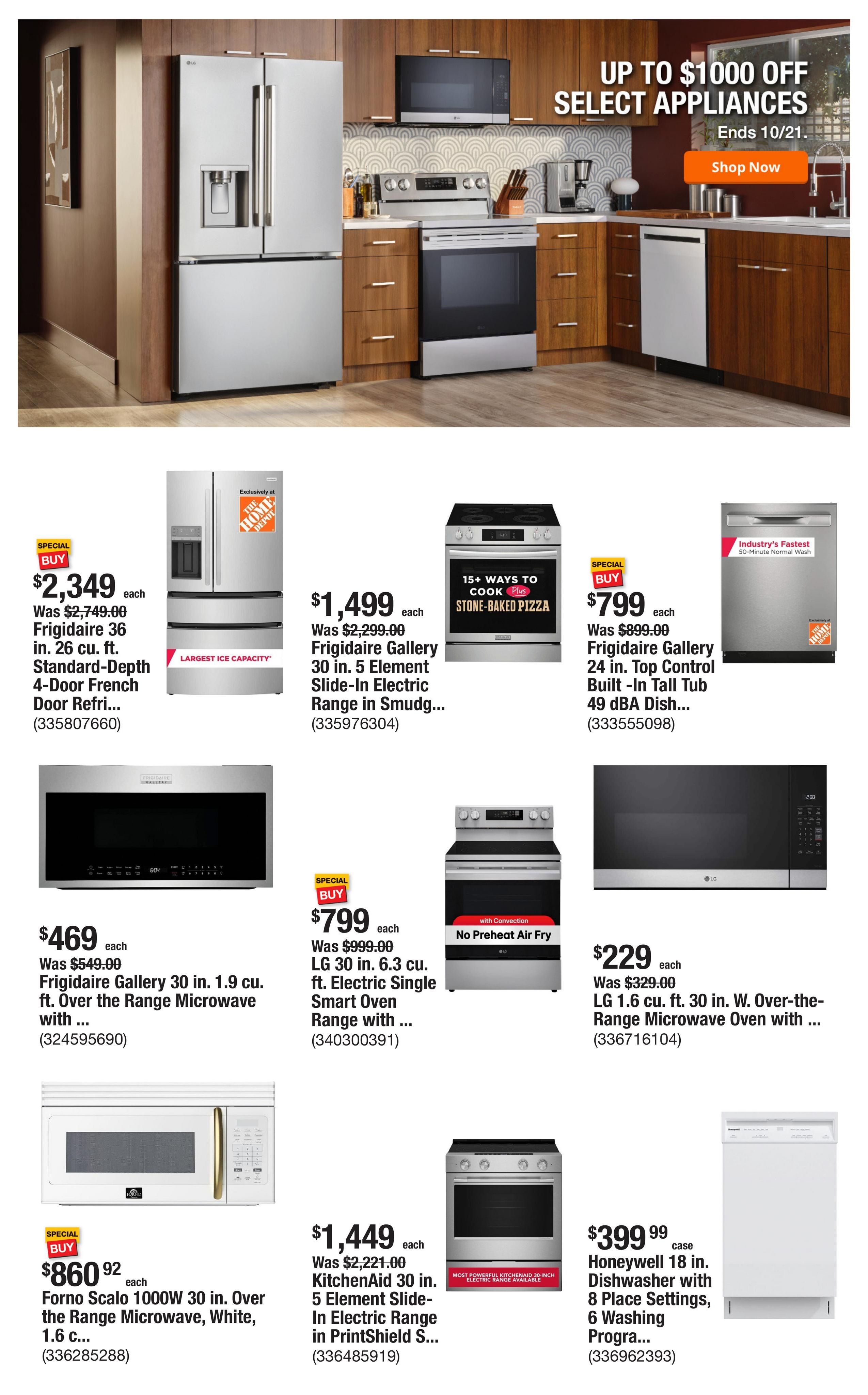 Home Depot (Mirando City Area, TX) Weekly Ad October 1 - 8, 2026