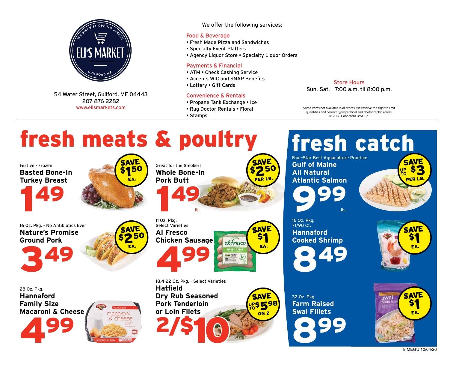Eli's Market Weekly Ad October 4 - 10, 2026