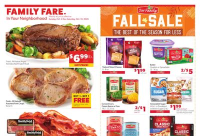 Family Fare (Atlanta-Traverse City Area, MI) Weekly Ad October 4 - 10, 2026