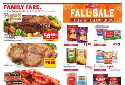 Family Fare (Chanhassen Area, MN) Weekly Ad October 4 - 10, 2026