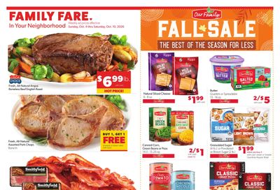 Family Fare (Gowen Area, MI) Weekly Ad October 4 - 10, 2026