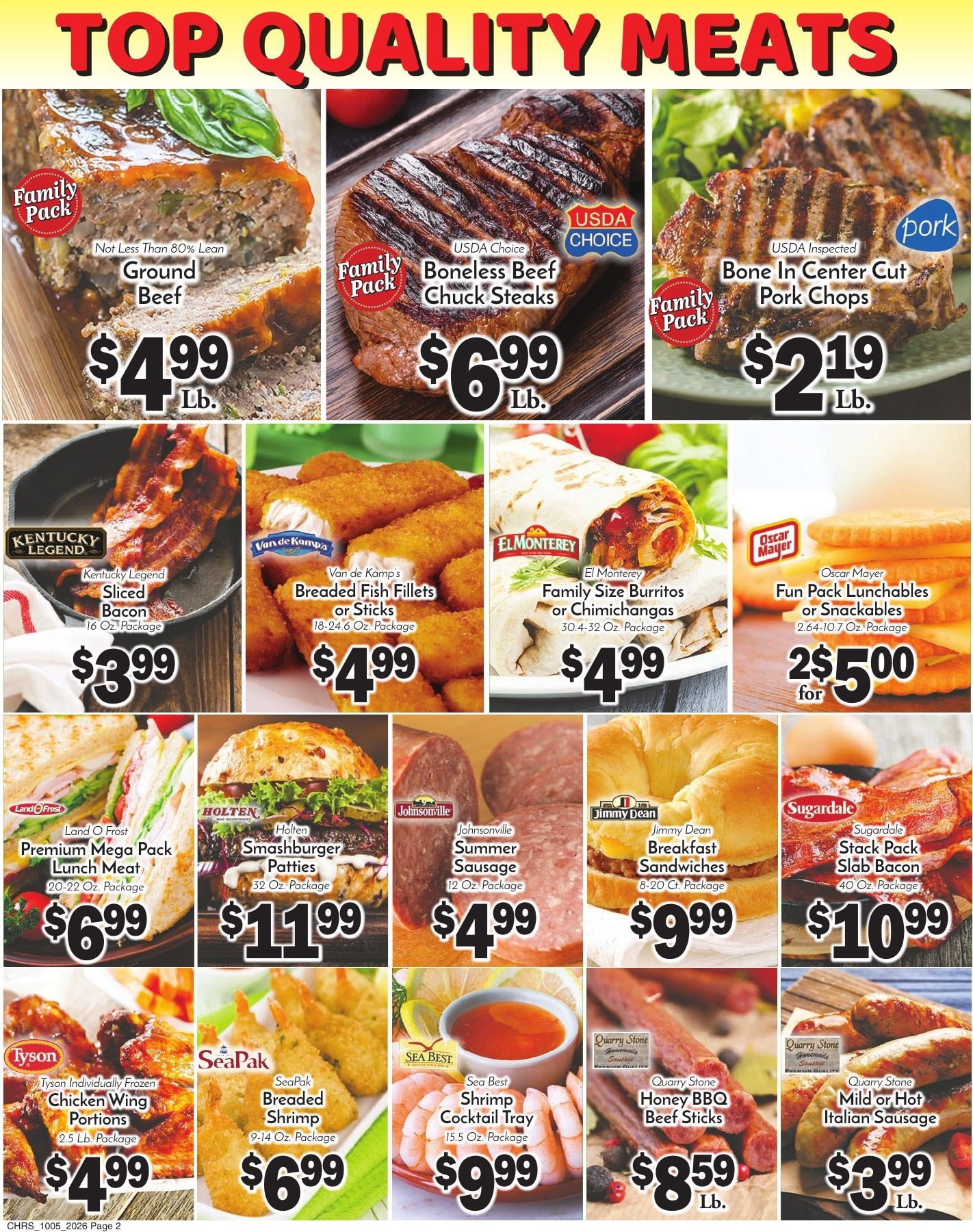 Chris' Food Center Weekly Ad October 5 - 11, 2026