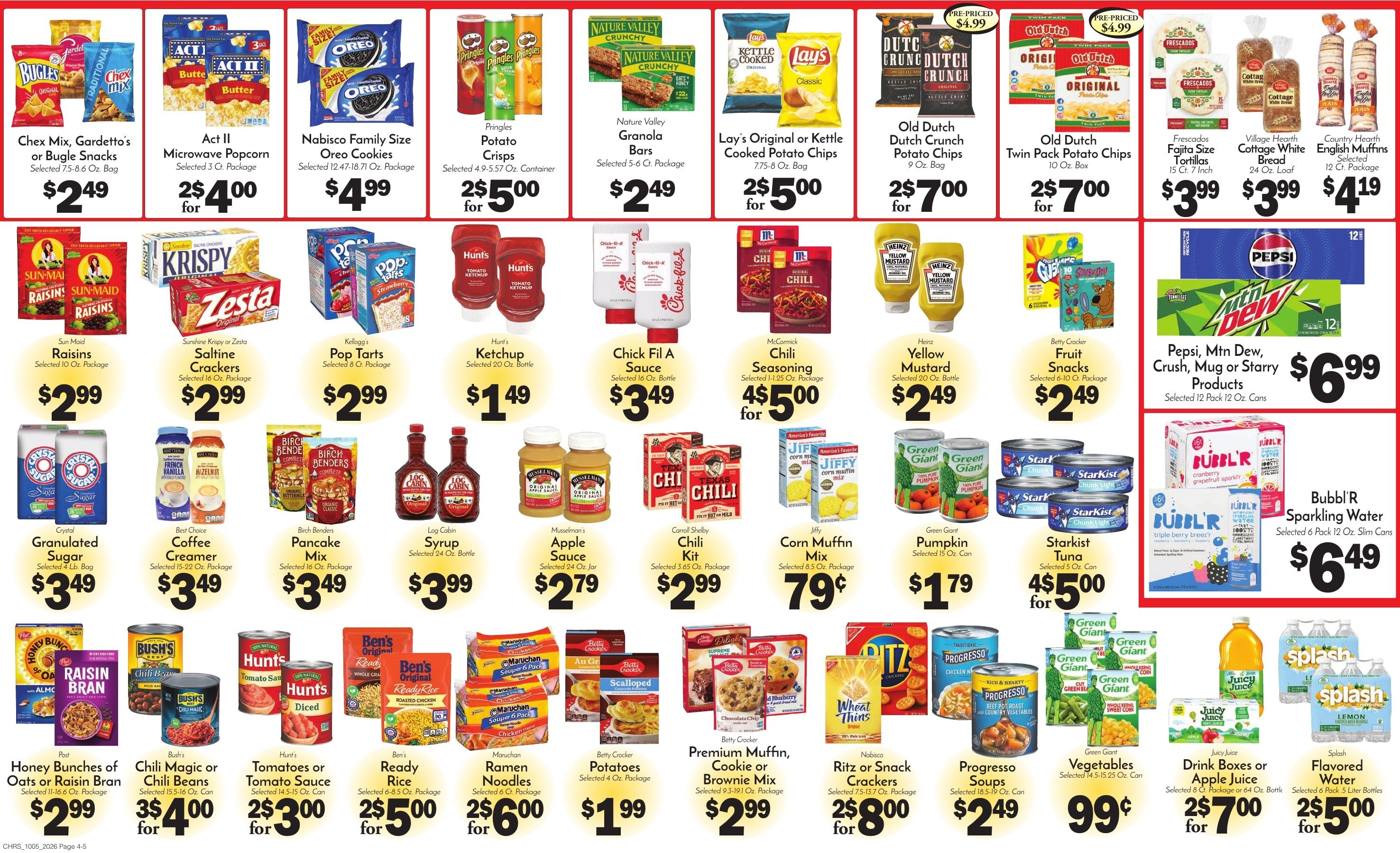 Chris' Food Center Weekly Ad October 5 - 11, 2026