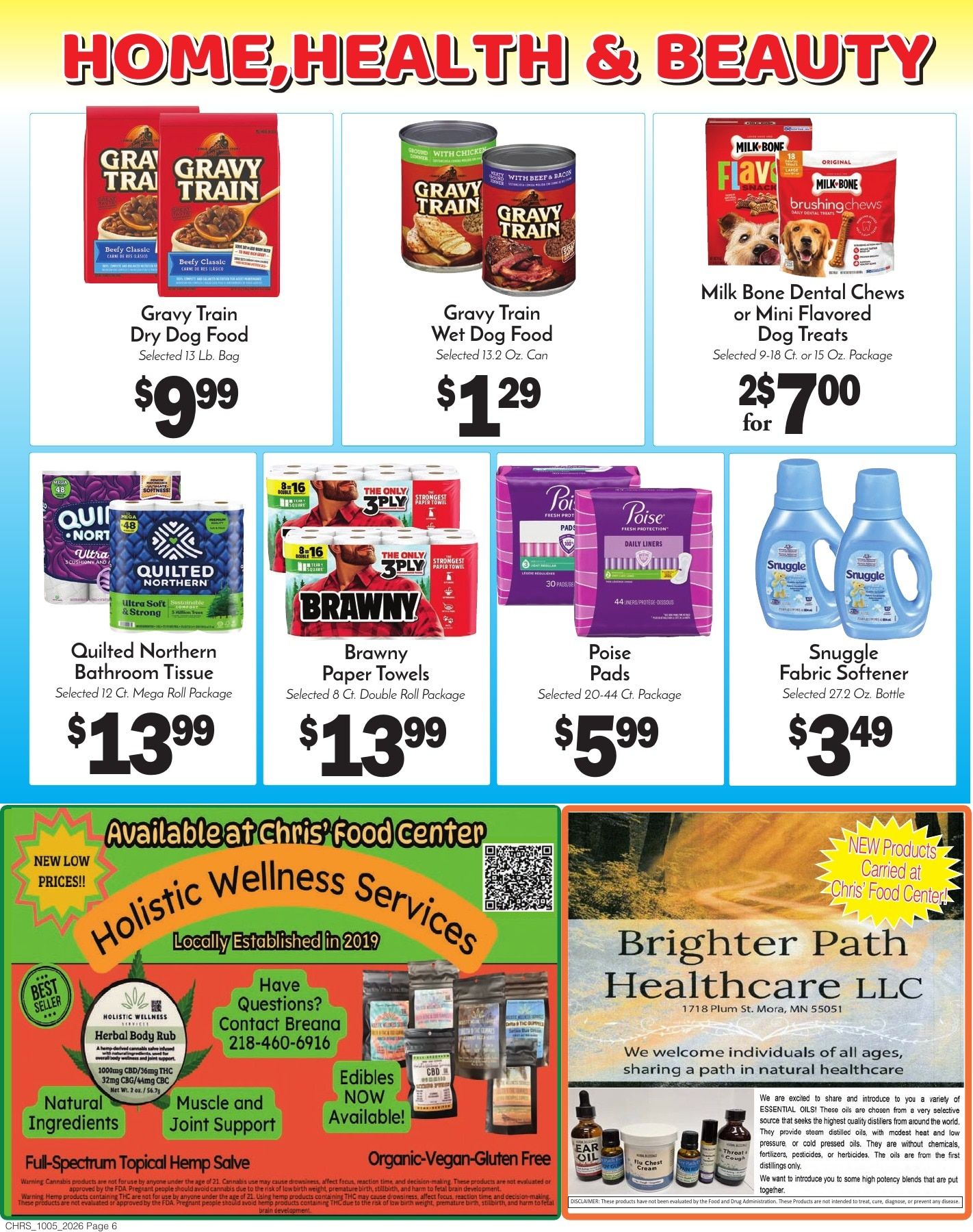 Chris' Food Center Weekly Ad October 5 - 11, 2026