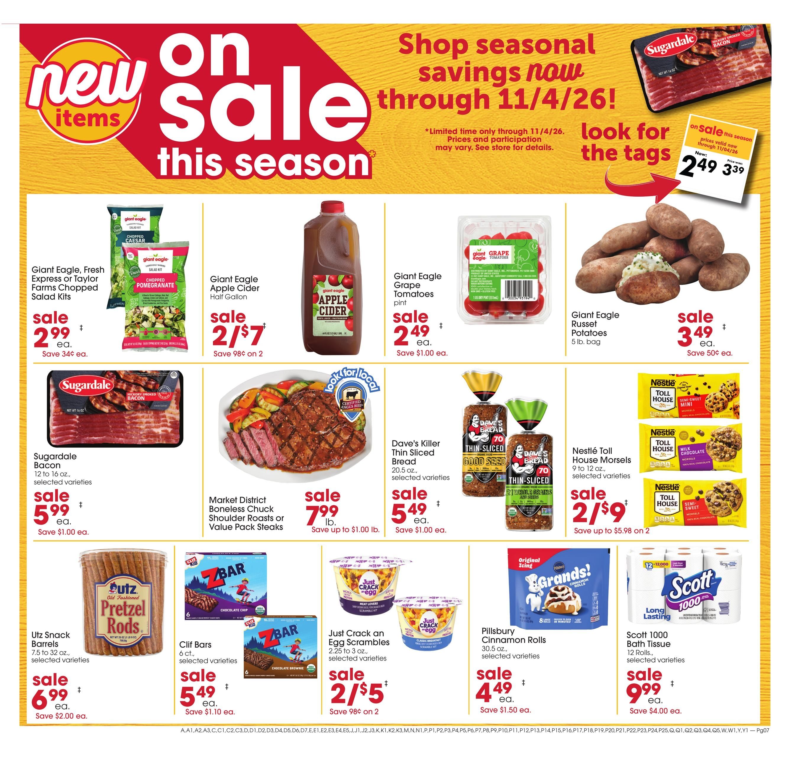 Giant Eagle (Centerville Area, PA) Weekly Ad October 1 - 7, 2026