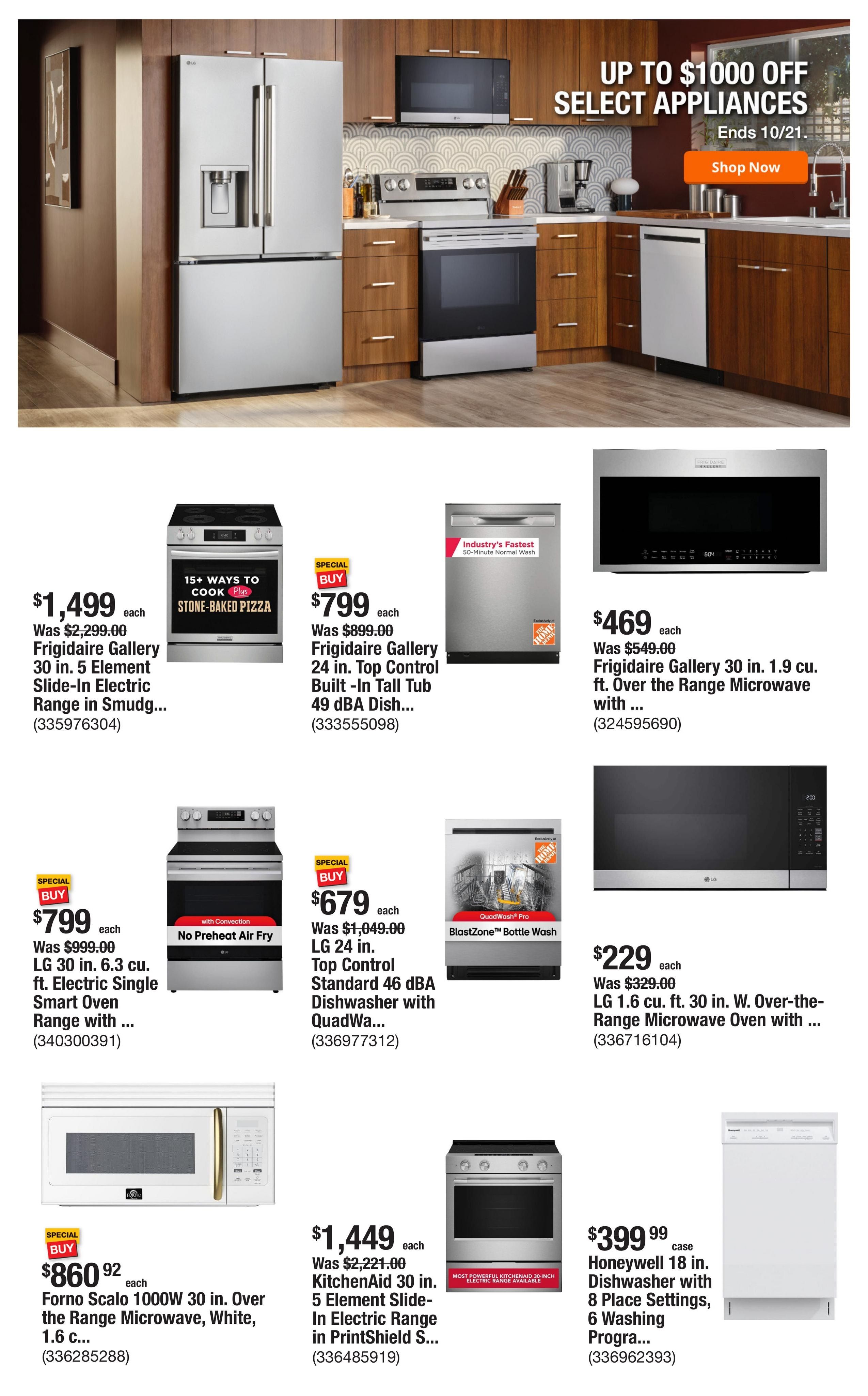 Home Depot (Centerville Area, PA) Weekly Ad October 1 - 8, 2026