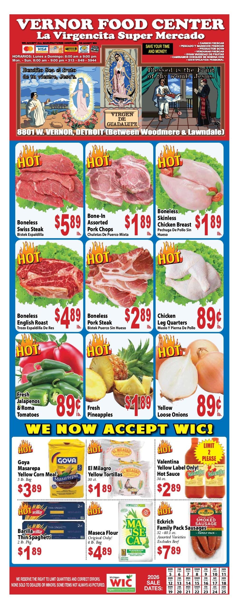 Vernor Food Center Weekly Ad October 4 - 17, 2026