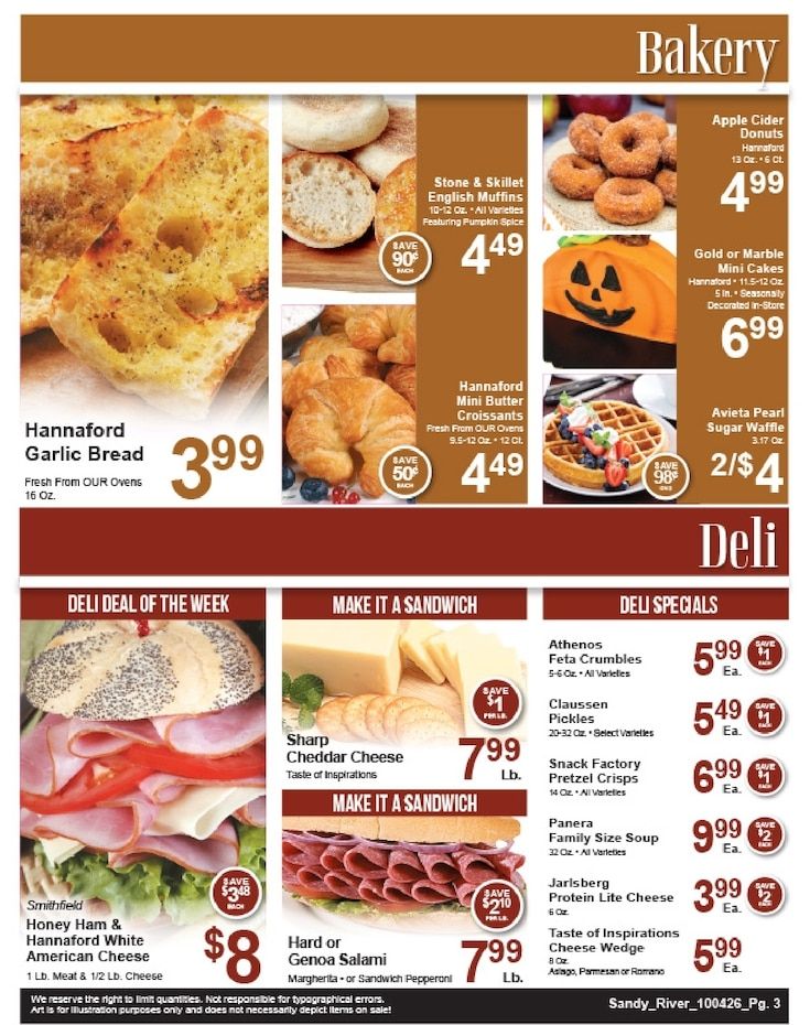 Sandy River Shop 'n Save Weekly Ad October 4 - 10, 2026