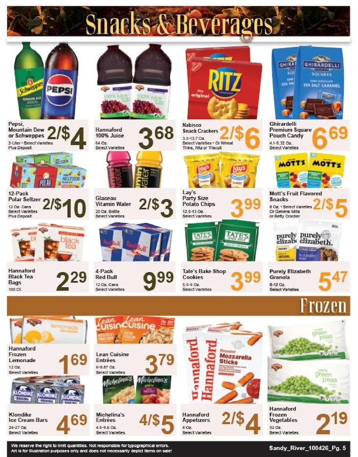 Sandy River Shop 'n Save Weekly Ad October 4 - 10, 2026