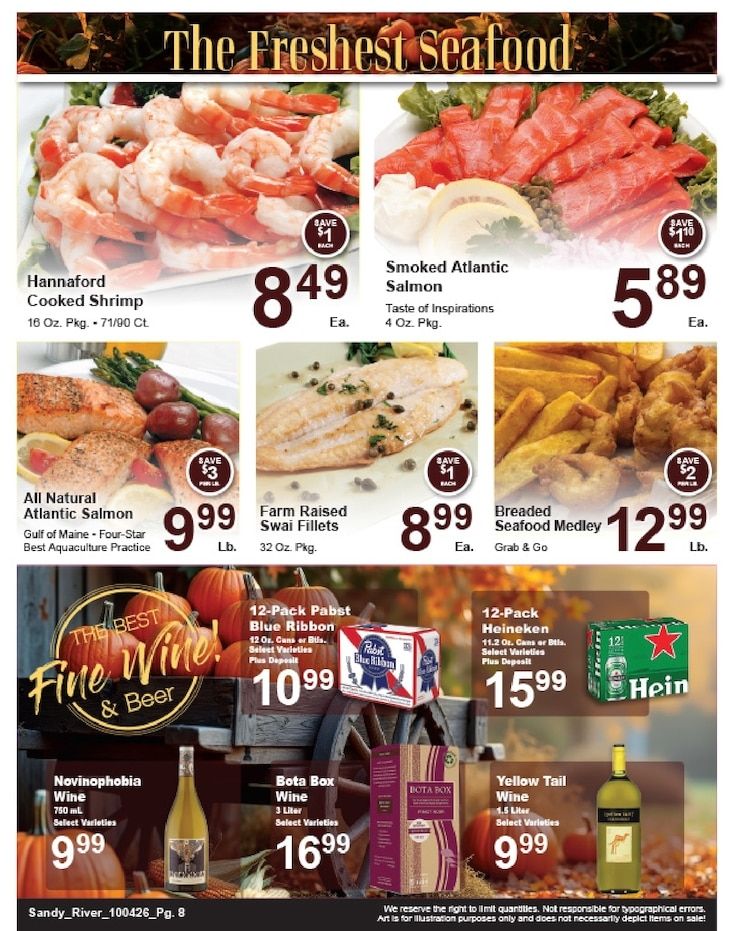 Sandy River Shop 'n Save Weekly Ad October 4 - 10, 2026