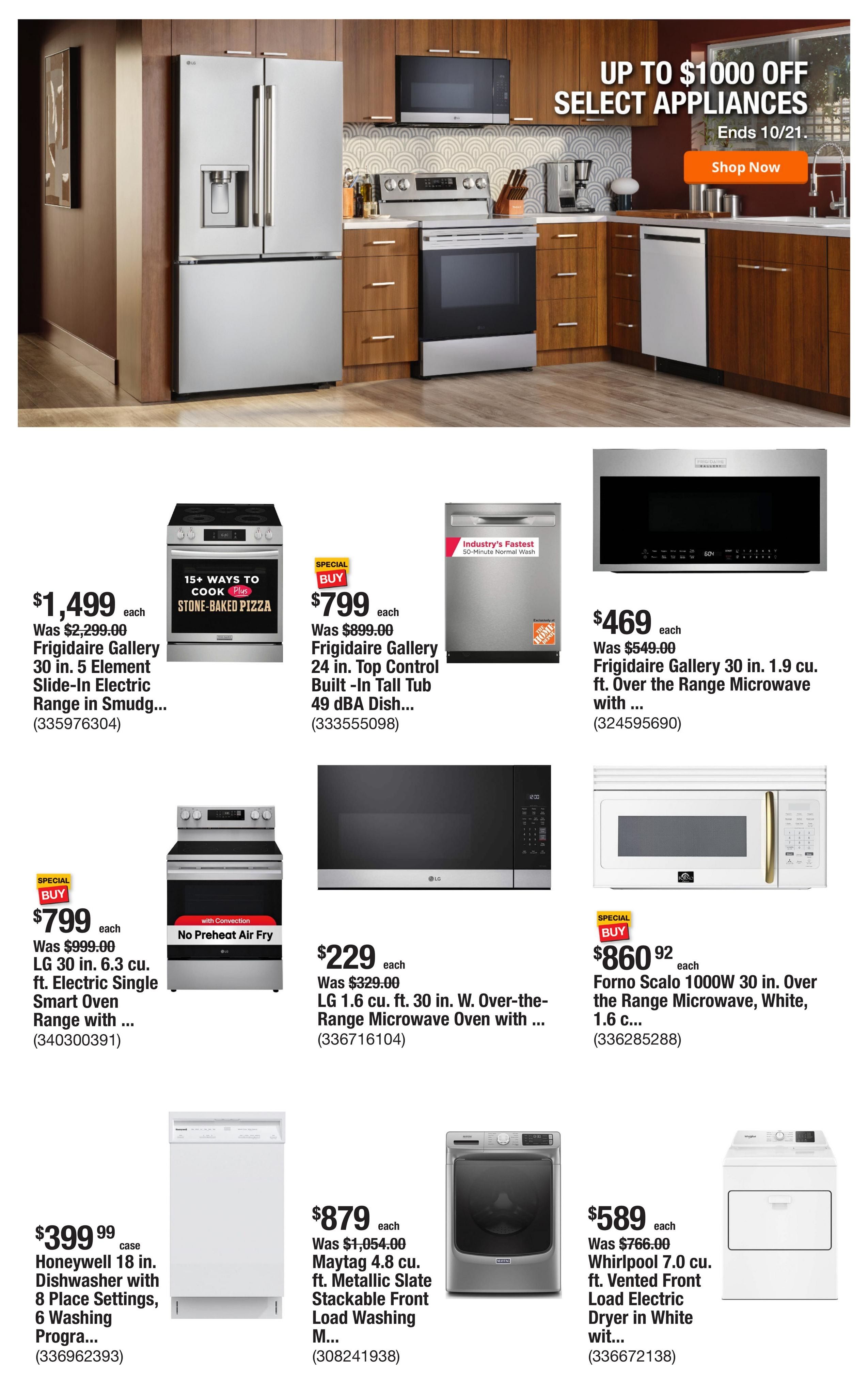 Home Depot (McKinney-Princeton Area, TX) Weekly Ad October 1 - 8, 2026