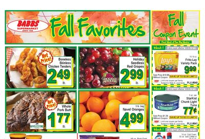 Babbs Supermarket Weekly Ad October 5 - 11, 2026