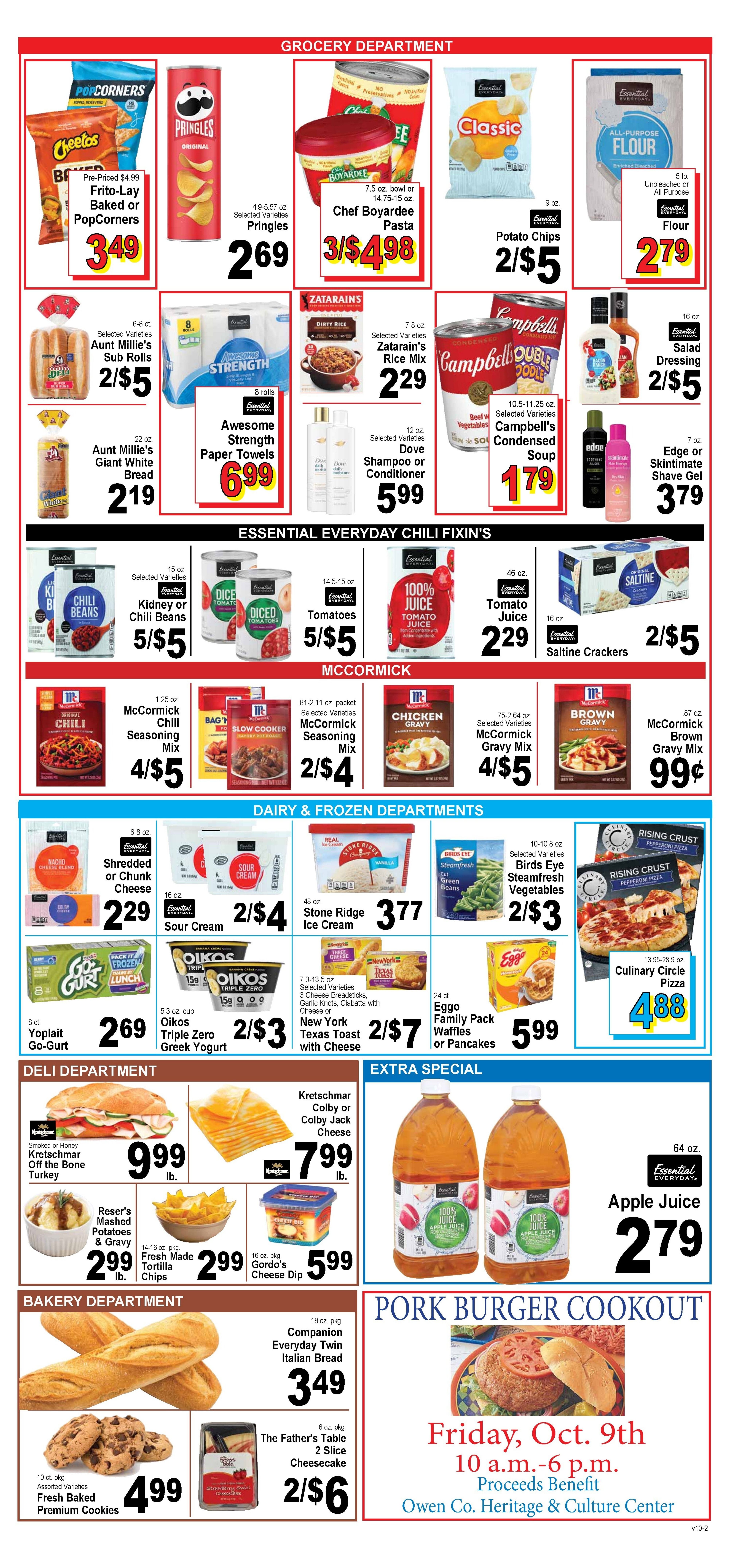 Babbs Supermarket Weekly Ad October 5 - 11, 2026
