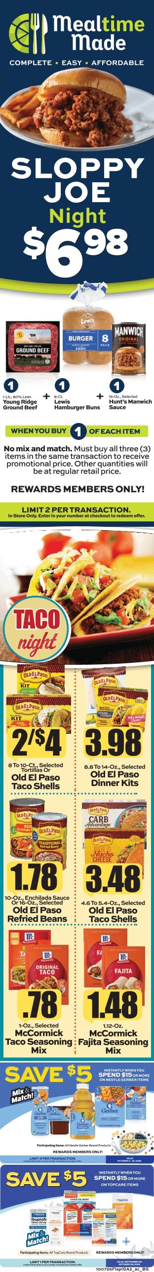 Ken's IGA Weekly Ad October 5 - 11, 2026